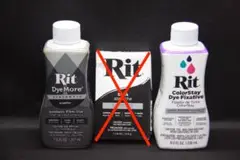 1771 Rit DyeMore グラファイト & ColorStay 黒染め