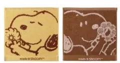 スヌーピー　ミスド　コラボ　ハンドタオル　２枚セット