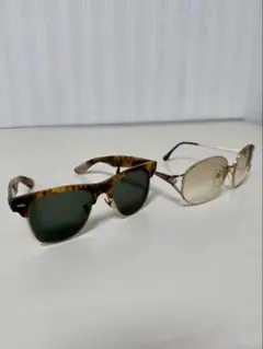 Ray-Ban サングラス&YSL メガネフレームの2本セット