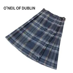 美品　オニールオブダブリン　タータンチェックキルトラップスカート　小さいサイズ