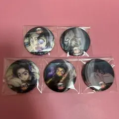 【５点セット】 鬼滅の刃 胡蝶しのぶ 蟲の呼吸 アニメーション缶バッジ