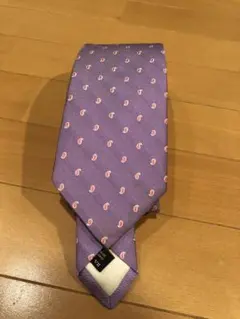 バーニーズニューヨーク　紫ペイズリーネクタイのサムネイル