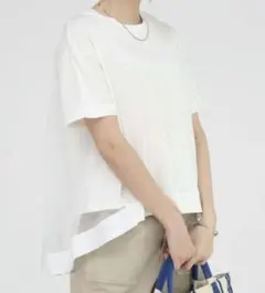 ​新品 MEDOC メドック バックチュールTシャツ オフホワイト ヤマダヤのサムネイル