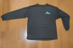 MANASTASH マナスタッシュ ロゴ入り長袖カットソー L ブラック 黒