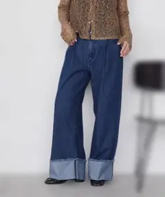 forksy. デニムパンツ インディゴブルー Sサイズ 未使用