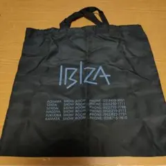 IBIZA ロゴ入り黒エコバッグ