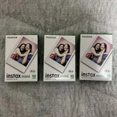 チェキフィルムミニ 10枚入り 3点 インスタックスミニ