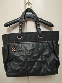 CHANEL パリビアリッツ トートバッグ ココ PM コーティングキャンバス