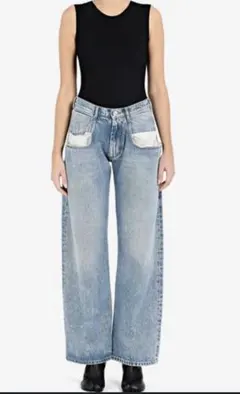 メゾンマルジェラ コントラストポケット デニムパンツ size36 裾上げ済のサムネイル