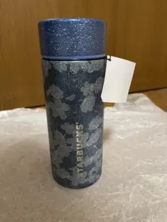 スターバックスSAKURA2025ステンレスボトルグリッターナイトブルー