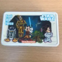 東京ディズニーランド　スターウォーズ3Dクッキー缶