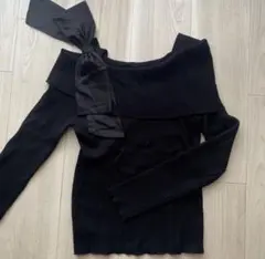 肩リボンワンショルニット INGNI