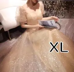 パーティードレス　イブニングドレス　結婚式　ウエディング　XL　12-1