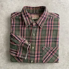 好配色チェック 00s BIG MAC ヘビー ネルシャツ Lサイズ