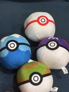 ポケモンボールぬいぐるみセット
