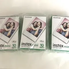 FUJIFILM チェキ用フィルム instax mini 10枚 3箱セット