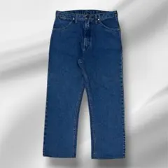 Wrangler ストレート デニムパンツ ジーンズ ブルー アメカジ