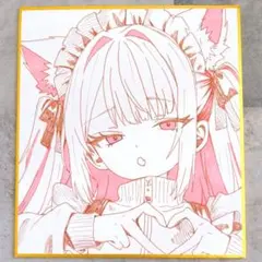 手描きイラスト アナログイラスト オリジナル 創作 女の子 ジャージメイド 猫耳