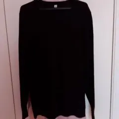 UNIQLO ＸＬダークグレー Vネックセーター