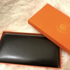 新品✨長財布 本革 大容量 YKKファスナー ラウンドファスナー 小銭入れ 黒