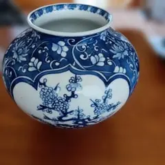 佐藤走波 (七十一才) 作 染付 山水文 花瓶 高さ約20cm 佐藤走波 (七十一才) 作 染付 山水文 花瓶 高さ約20cm - メルカリ
