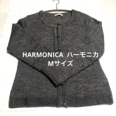 HARMONICA ハーモニカ　長袖カーディガン　Mサイズ　グレー