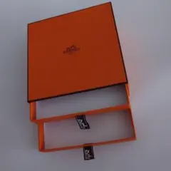 【空箱】HERMES オレンジ ギフト箱 中型 二段式