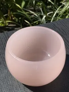 ✴️特価 綺麗　ローズクォーツ　茶碗　コップ　天然石Ｂ