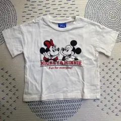 90 Tシャツ　ミッキー　ミニー
