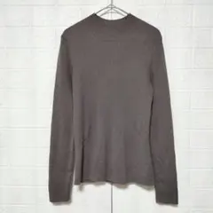 GU ジーユー (M)　リブハイネックセーター