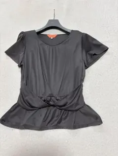 sunauna デザインカットソー シャンパングレー サイズ40