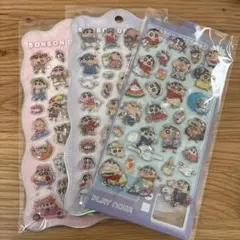 ぷっくりシール　まとめ売り　クレヨンしんちゃん