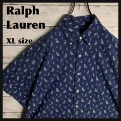 POLO ラルフローレン◎XL 半袖 シャツ ロゴ D542のサムネイル
