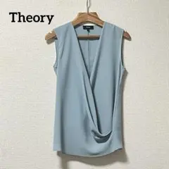 【美品】【Theory】カシュクール プルオーバーブラウス