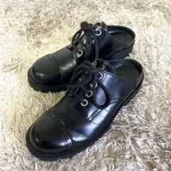 トリココムデギャルソン　レザーサンダル　ミュール　シューズ　23　日本製