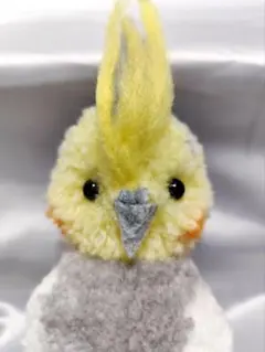 ハンドメイド ポンポン オカメインコ