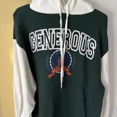 WEGO フード付きトレーナー Fサイズ ダークグリーン