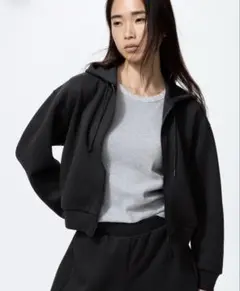 新品未使用　ドライスウェットフルジップパーカ　M ブラック