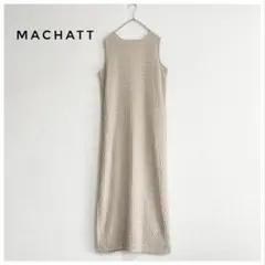 美品 machatt バックリボンオールインワン S バックオープン 春夏