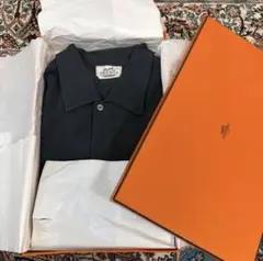 HERMES エルメス　鹿の子ポロシャツ　XLのサムネイル