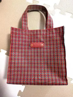 familiar チェック柄 トートバッグ