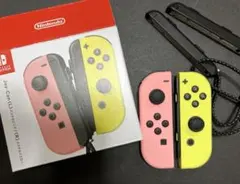 Nintendo Switchジョイコン　パステルピンク/パステルイエロー