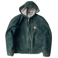 2025年最新】carhartt デトロイトジャケットグリーンmサイズの