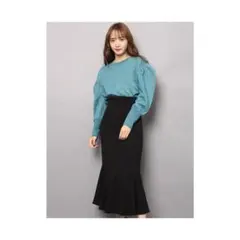 新品　SNIDEL　マーメイドミドルスカート