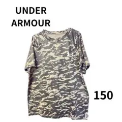 ★人気★UNDER ARMOUR 半袖Tシャツ 150 迷彩 スポーツ キッズ