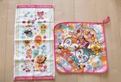 （未使用）アンパンマン タオル2枚セット 100%コットン