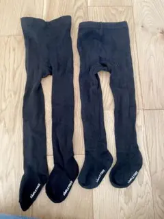 ベビータイツ　ブラック　くまさん　2枚　80 85 90 cm