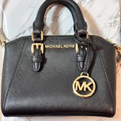 MICHAEL KORS ブラック ショルダーバッグ