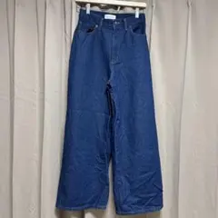 デニム ワイドパンツ indigo M size