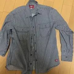 Dickies ストライプ シャツジャケット